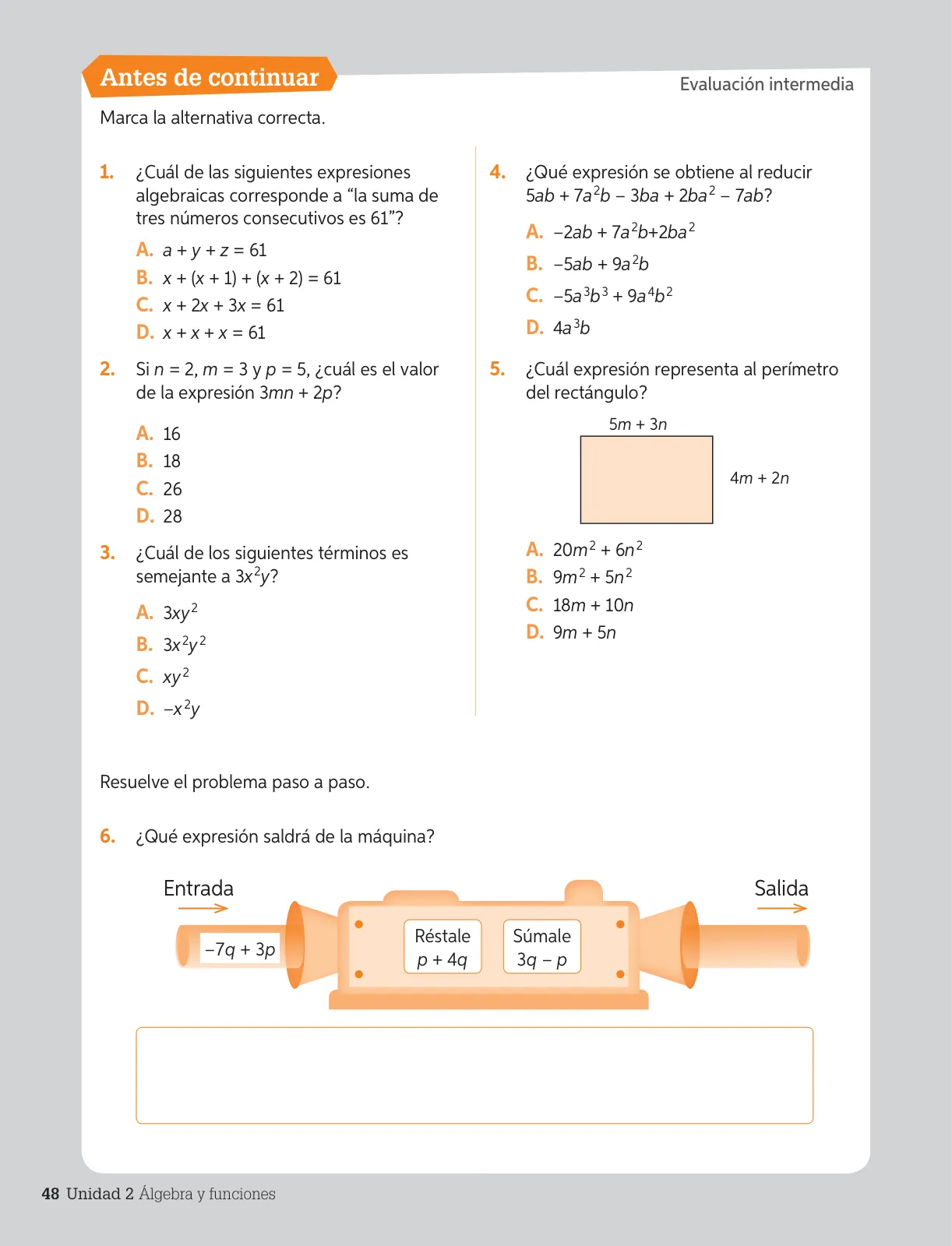 Miniatura página 49 de Matemática – Séptimo Básico | Texto del Estudiante MINEDUC – Descargar PDF · 2024