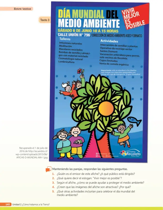 Página 241 de Lenguaje y Comunicación – Quinto Básico | Texto del Estudiante MINEDUC – Descargar PDF · 2024