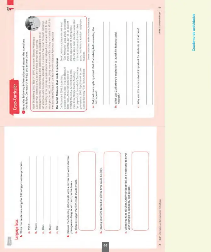 Página 45 de Inglés – Octavo Básico | Student’s Book MINEDUC – Descargar PDF · 2024