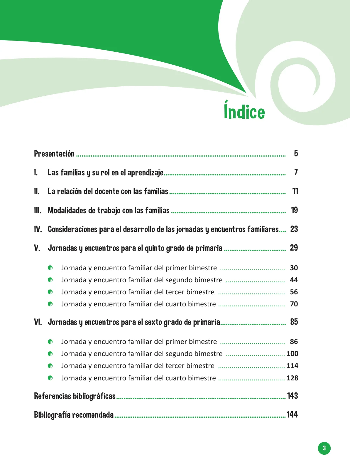 Página 5 de Guía para el trabajo docente con las familias del ciclo V de Primaria · 2016