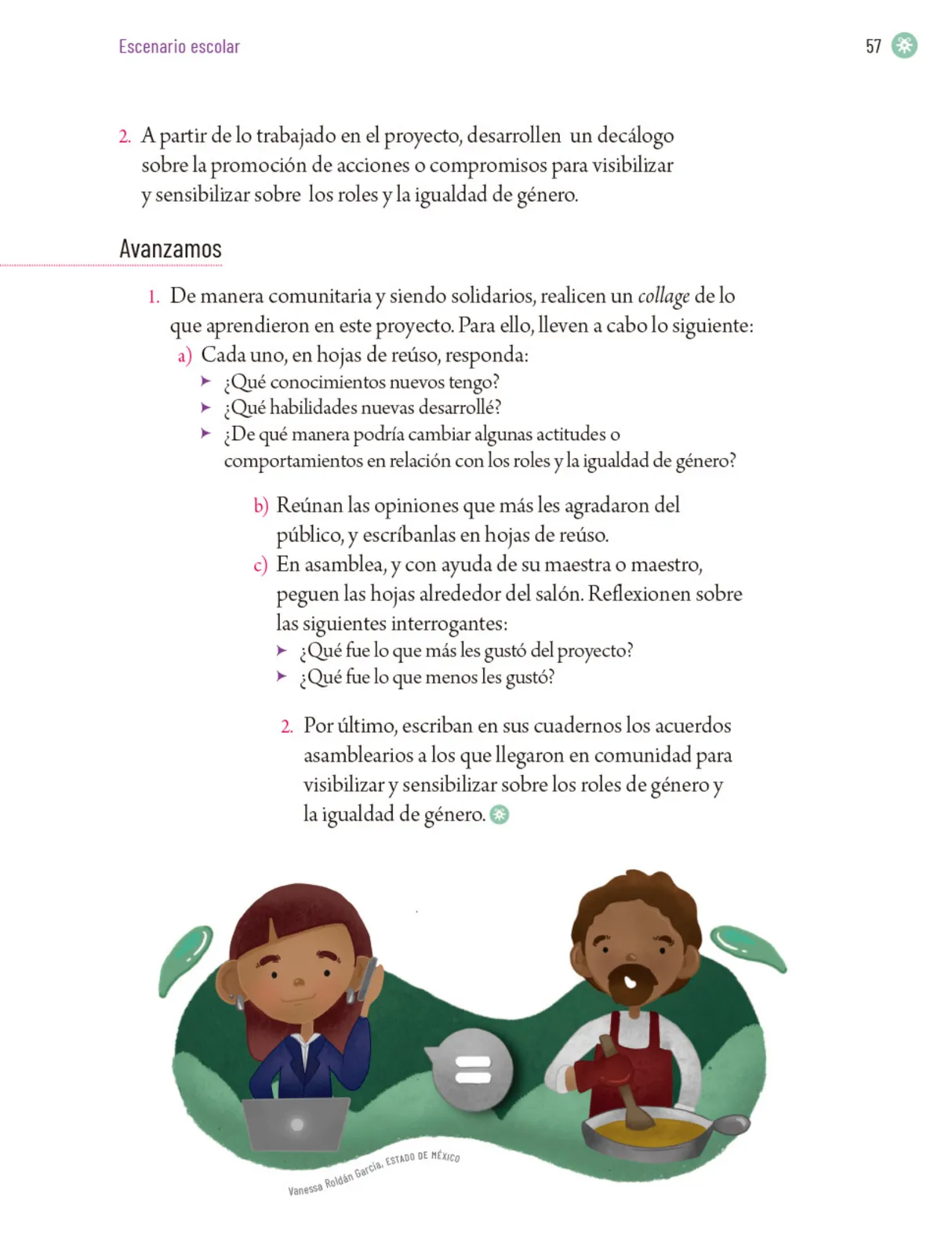Miniatura página 60 de Proyectos Escolares.   Libro de Educación Primaria Grado 5°  Ciclo Escolar 2025 - 2026