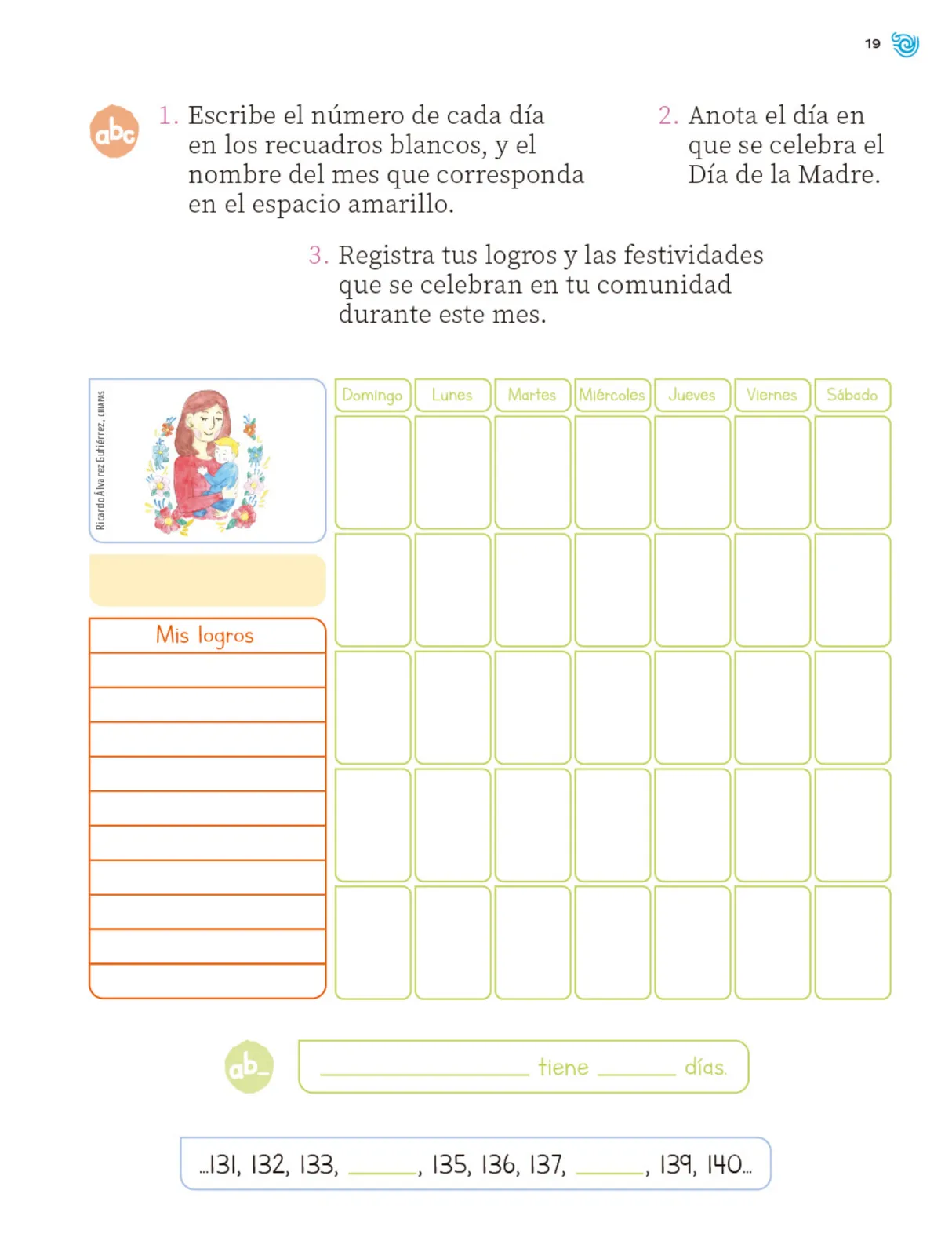 Página 20 de Múltiples lenguajes. Trazos y números. Libro de Educación Primaria Grado 2° Ciclo Escolar 2025 - 2026