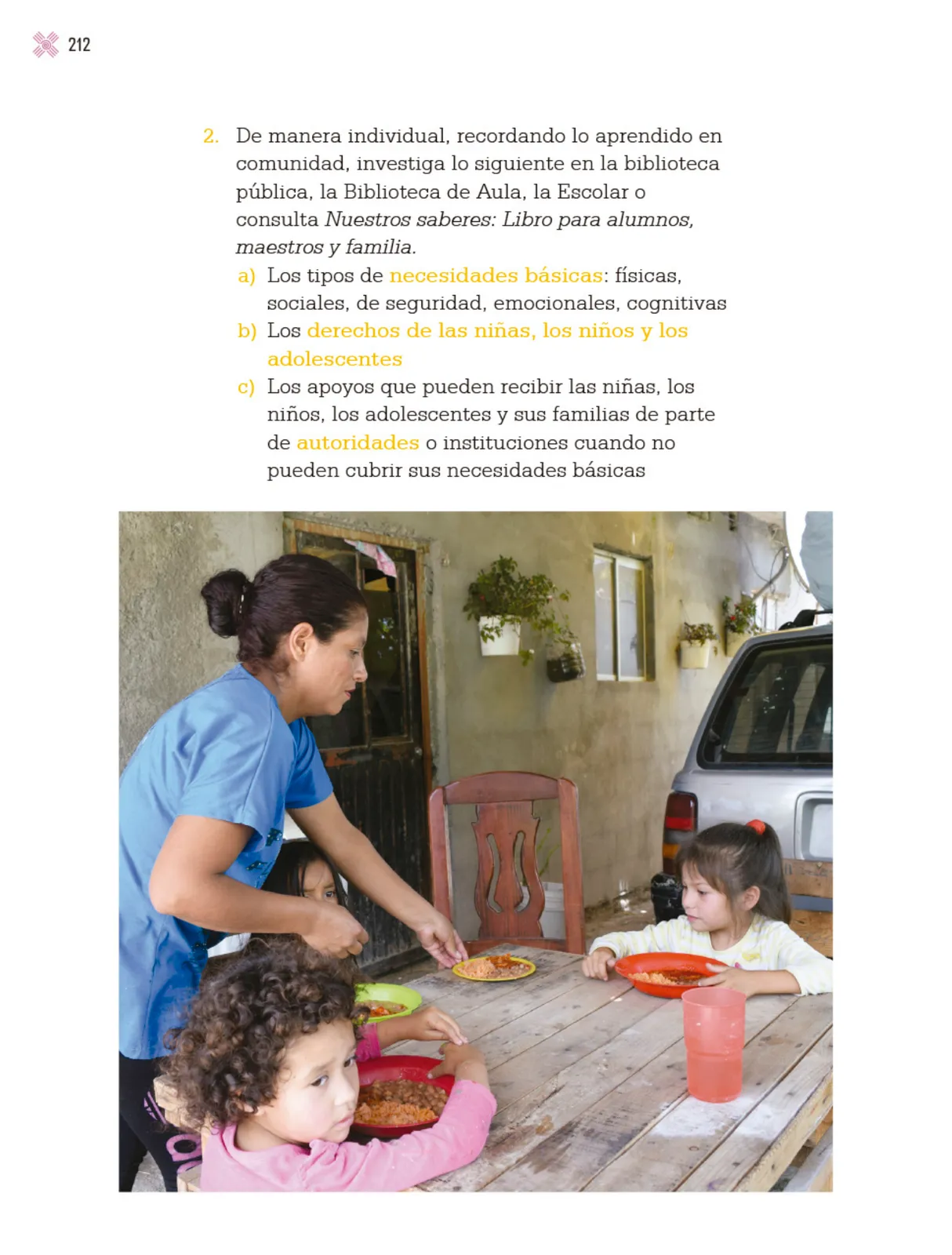 Página 215 de Proyectos Escolares. Libro de Educación Primaria Grado 3° Ciclo Escolar 2025 - 2026