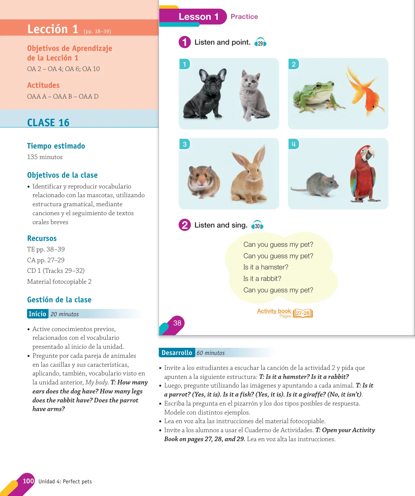 Miniatura página 102 de Inglés – Primero Básico | Student’s Book MINEDUC – Descargar PDF · 2024