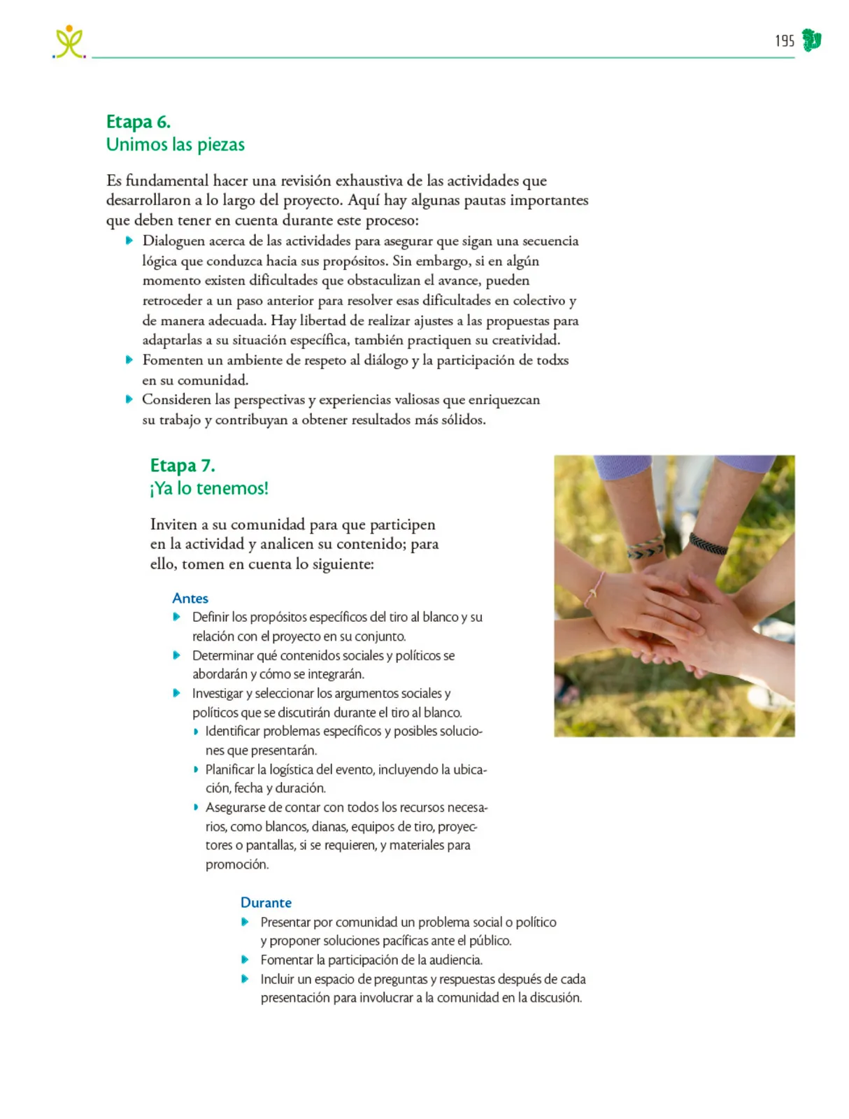 Página 196 de Colección Nanahuatzin. Nuestro libro de Proyectos.  Tomo II.  Libro de Educación Telesecundaria Grado 3°  Ciclo Escolar 2025 - 2026