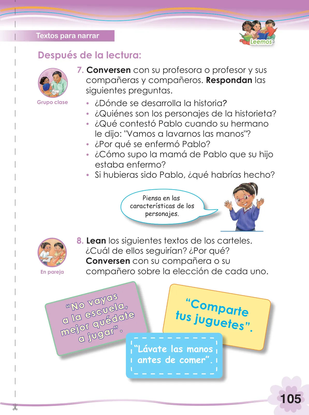 Miniatura página 107 de Comunicación 2 : cuaderno de trabajo para segundo grado de Educación Primaria 2019 · 2019