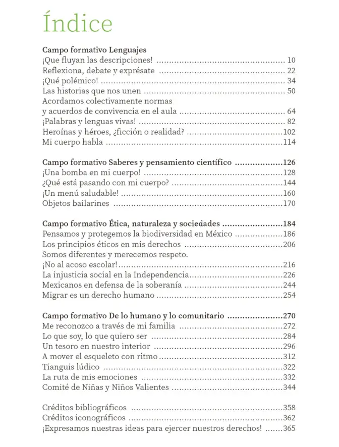 Página 12 de Proyectos de Aula. Libro de Educación Primaria Grado 5° Ciclo Escolar 2025 - 2026