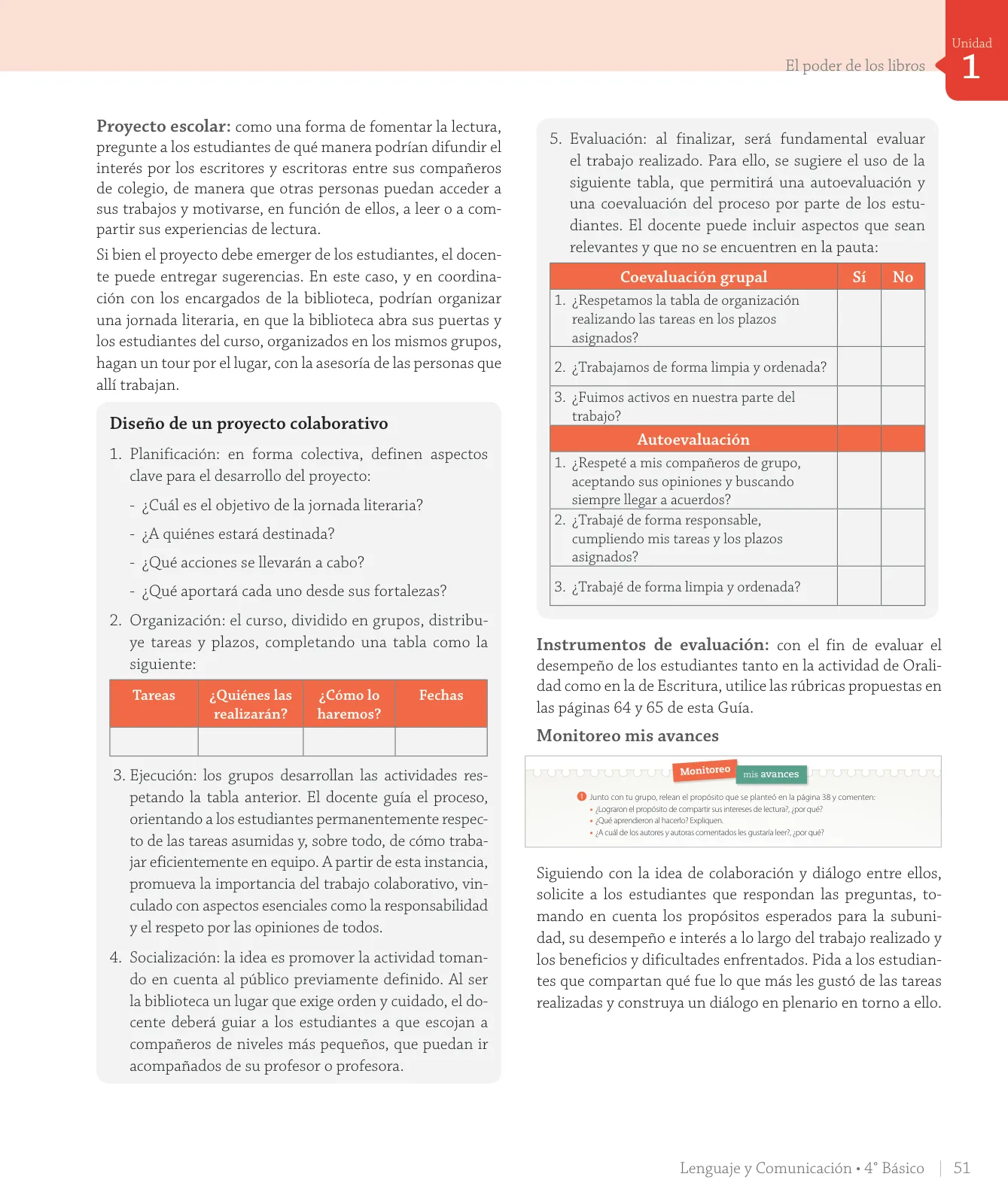 Página 53 de Lenguaje y Comunicación – Cuarto Básico | Texto del Estudiante MINEDUC – Descargar PDF · 2024