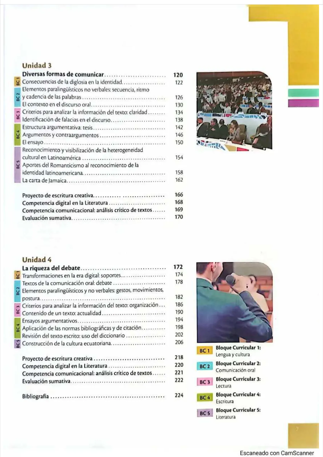 Miniatura página 4 de Lengua y Literatura 1 BGU · 2025