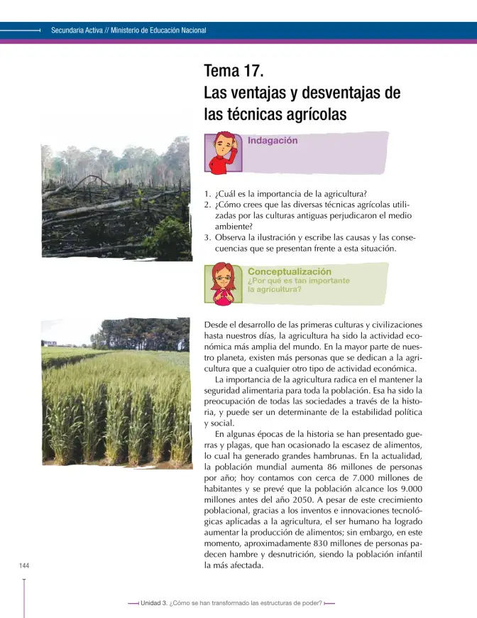 Página 144 de Ciencias Sociales 6° · Secundaria Activa