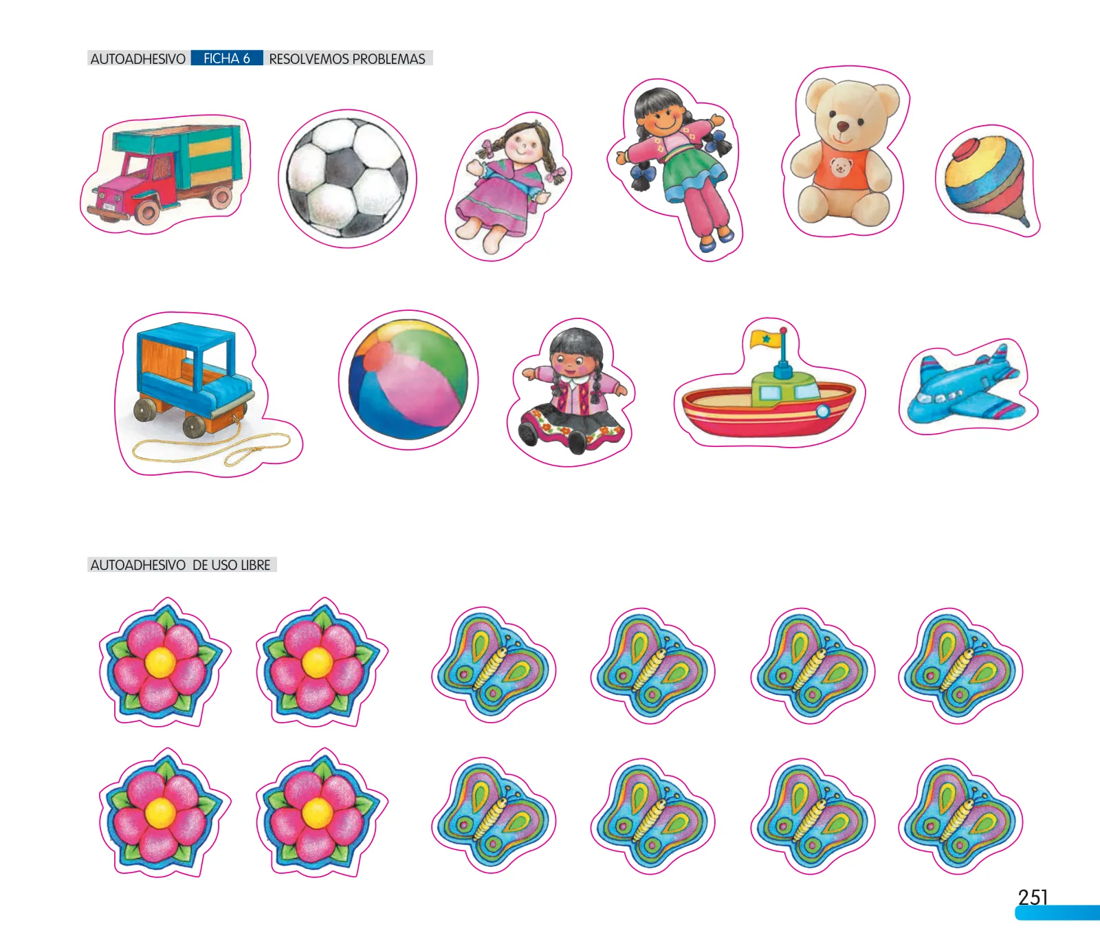 Página 253 de Aprendemos jugando : cuaderno de trabajo para niños y niñas de 4 años · 2017