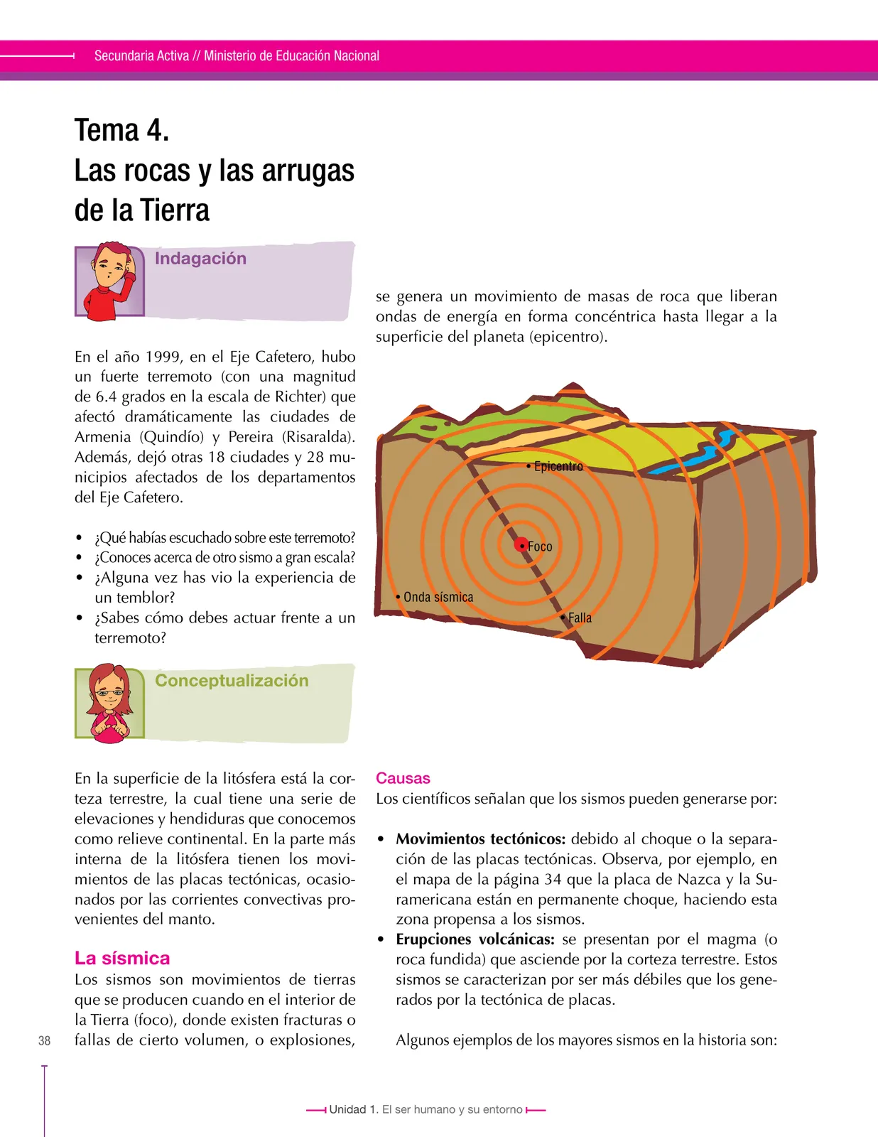 Página 38 de Ciencias Sociales 6° · Secundaria Activa