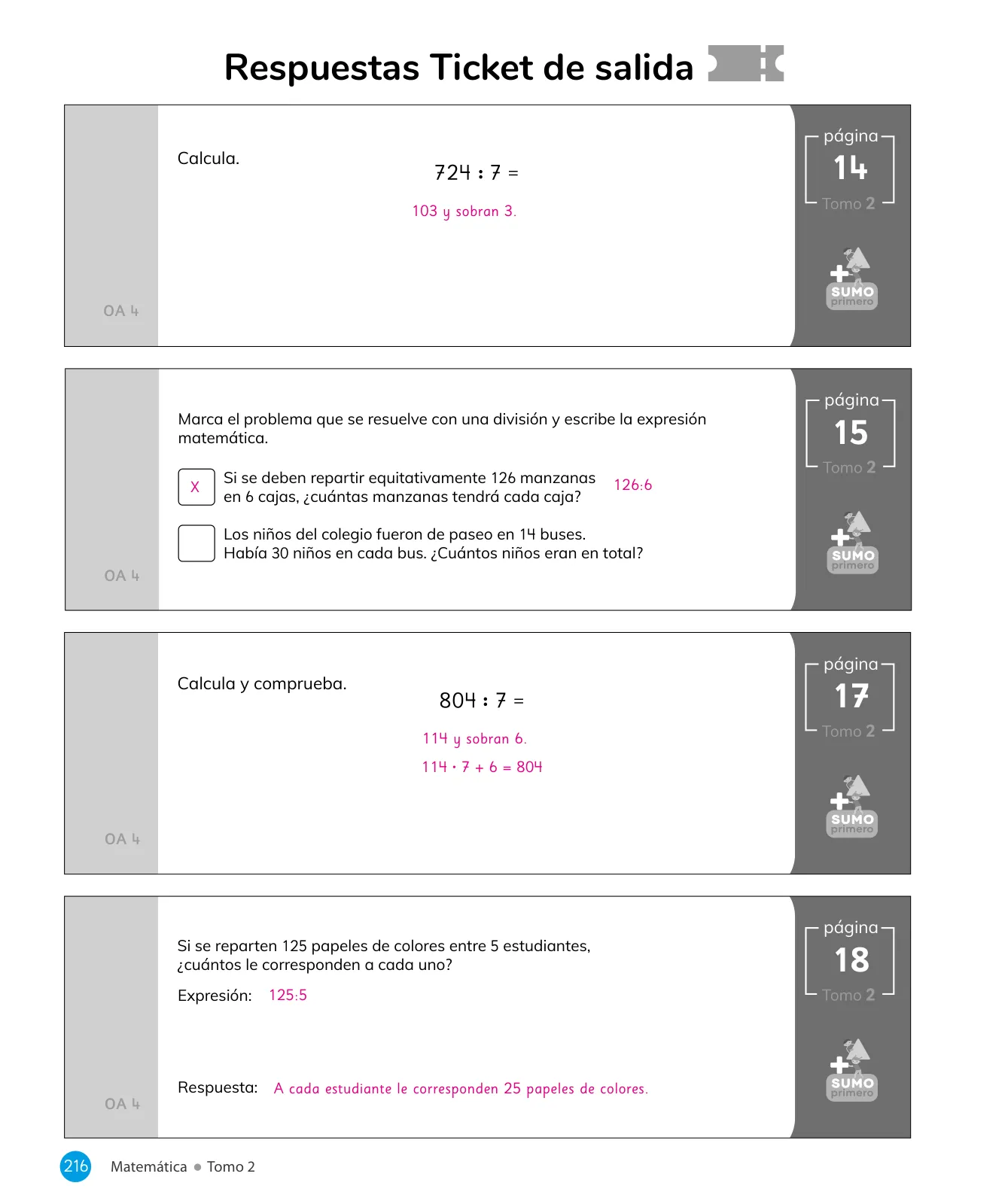 Página 218 de Sumo Primero – Quinto Básico | Texto del Estudiante MINEDUC – Descargar PDF · 2024