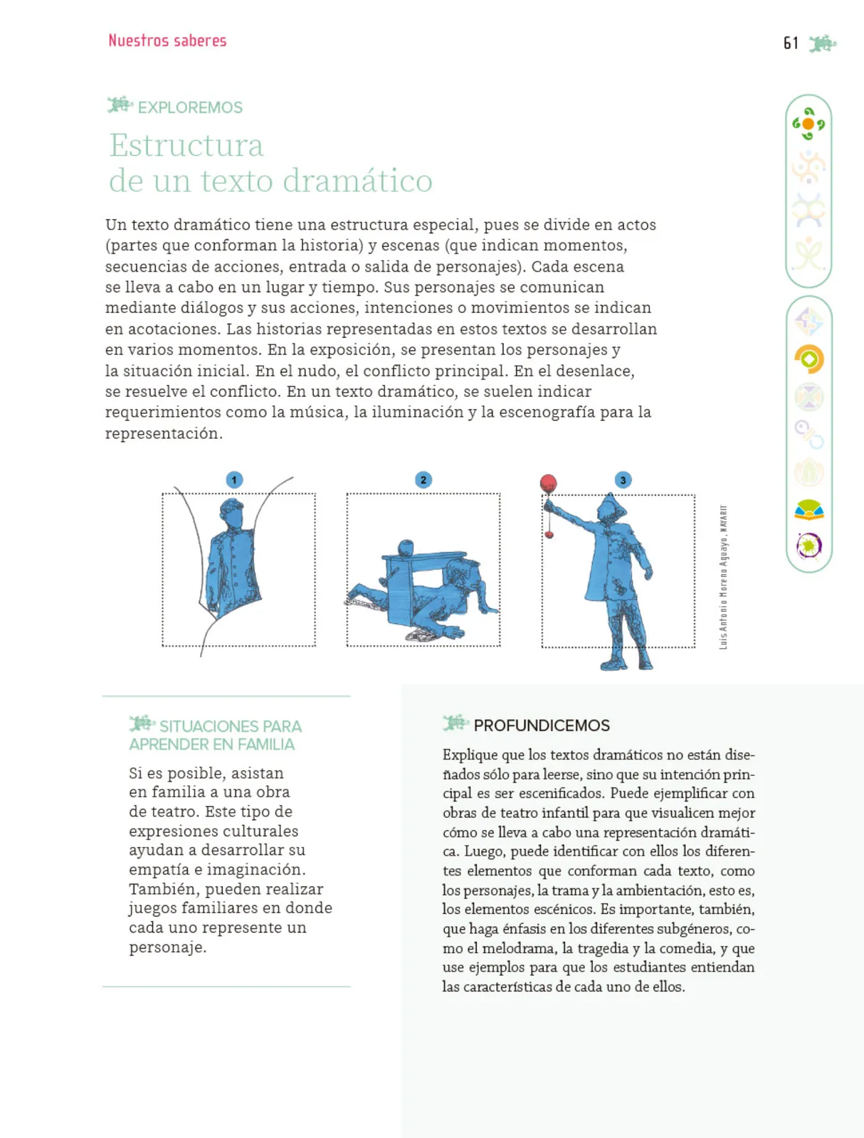 Página 62 de Nuestros saberes: Libro para alumnos, maestros y familia.   Libro de Educación Primaria Grado 5°  Ciclo Escolar 2025 - 2026