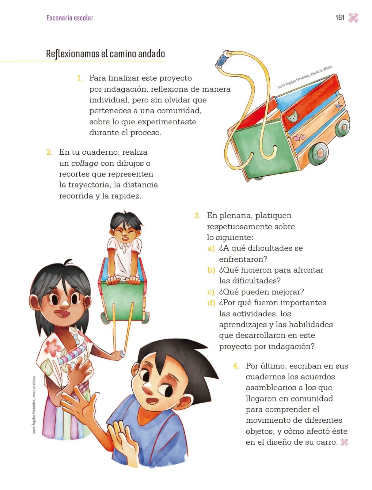 Miniatura página 164 de Proyectos Escolares.   Libro de Educación Primaria Grado 3°  Ciclo Escolar 2025 - 2026