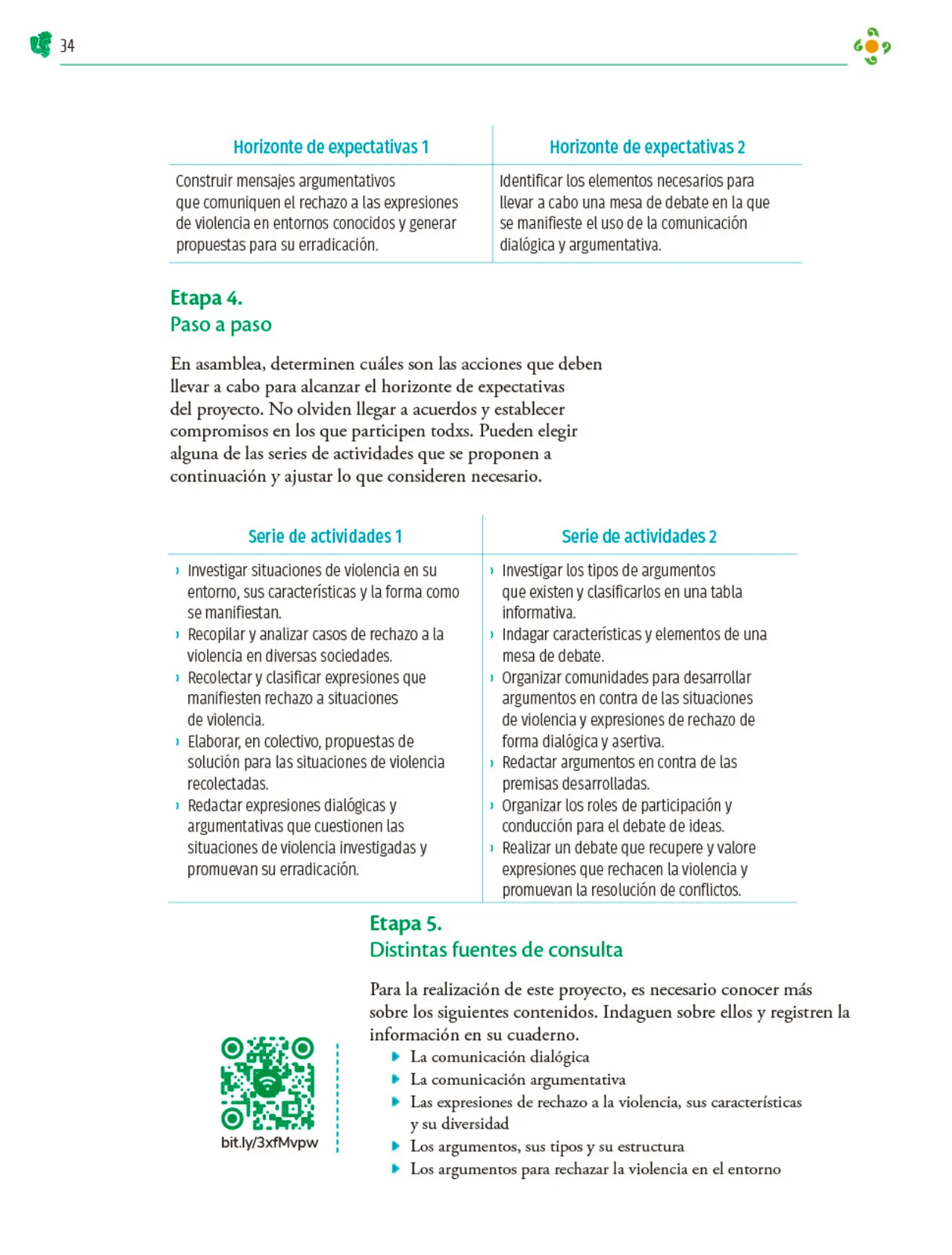 Página 35 de Colección Sk´asolil. Nuestro libro de Proyectos. Tomo III. Libro de Educación Telesecundaria Grado 2° Ciclo Escolar 2025 - 2026