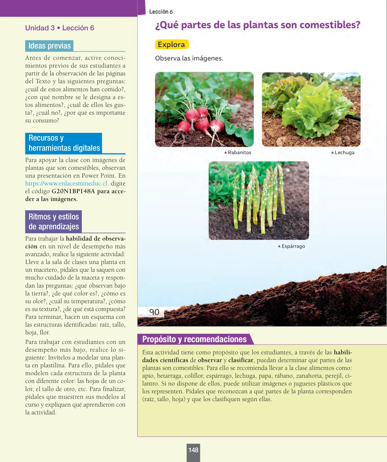 Miniatura página 149 de Ciencias Naturales – Primero Básico | Texto del Estudiante (MINEDUC) – Descargar PDF · 2024