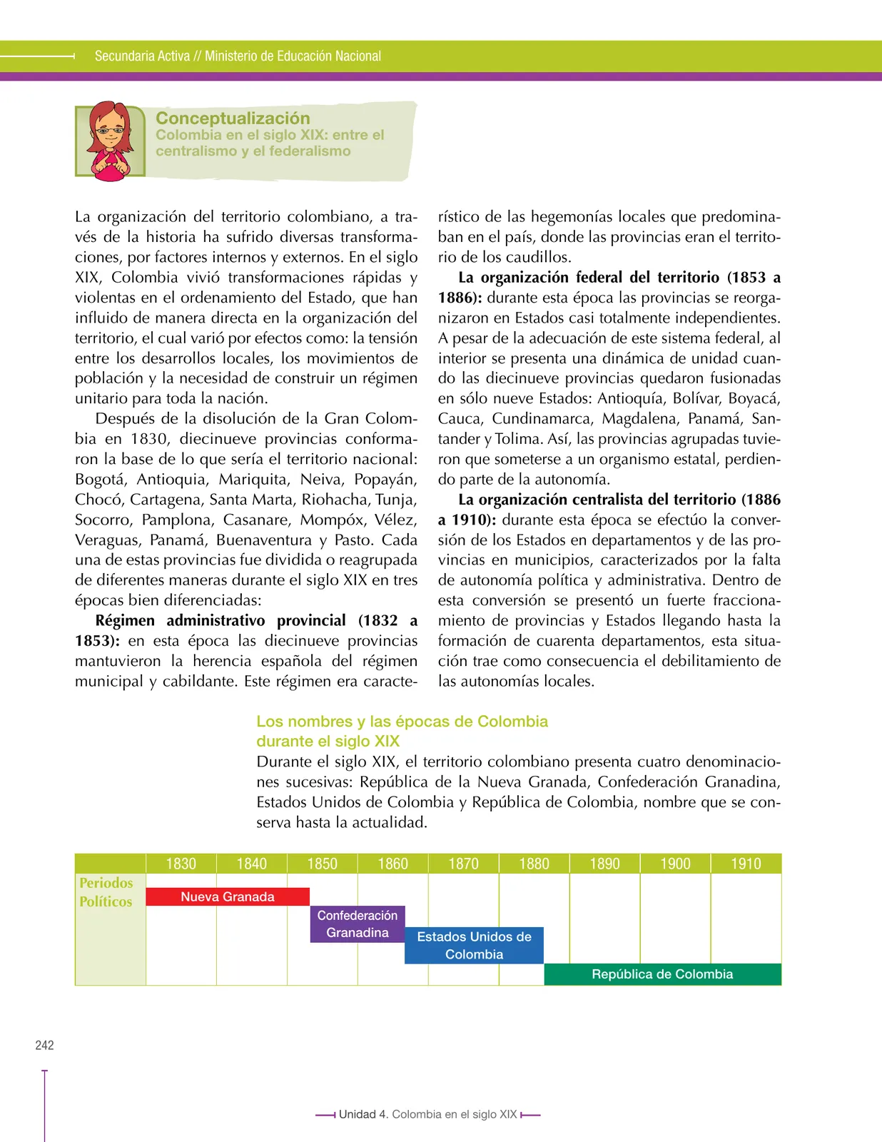 Página 242 de Ciencias Sociales 8° · Secundaria Activa
