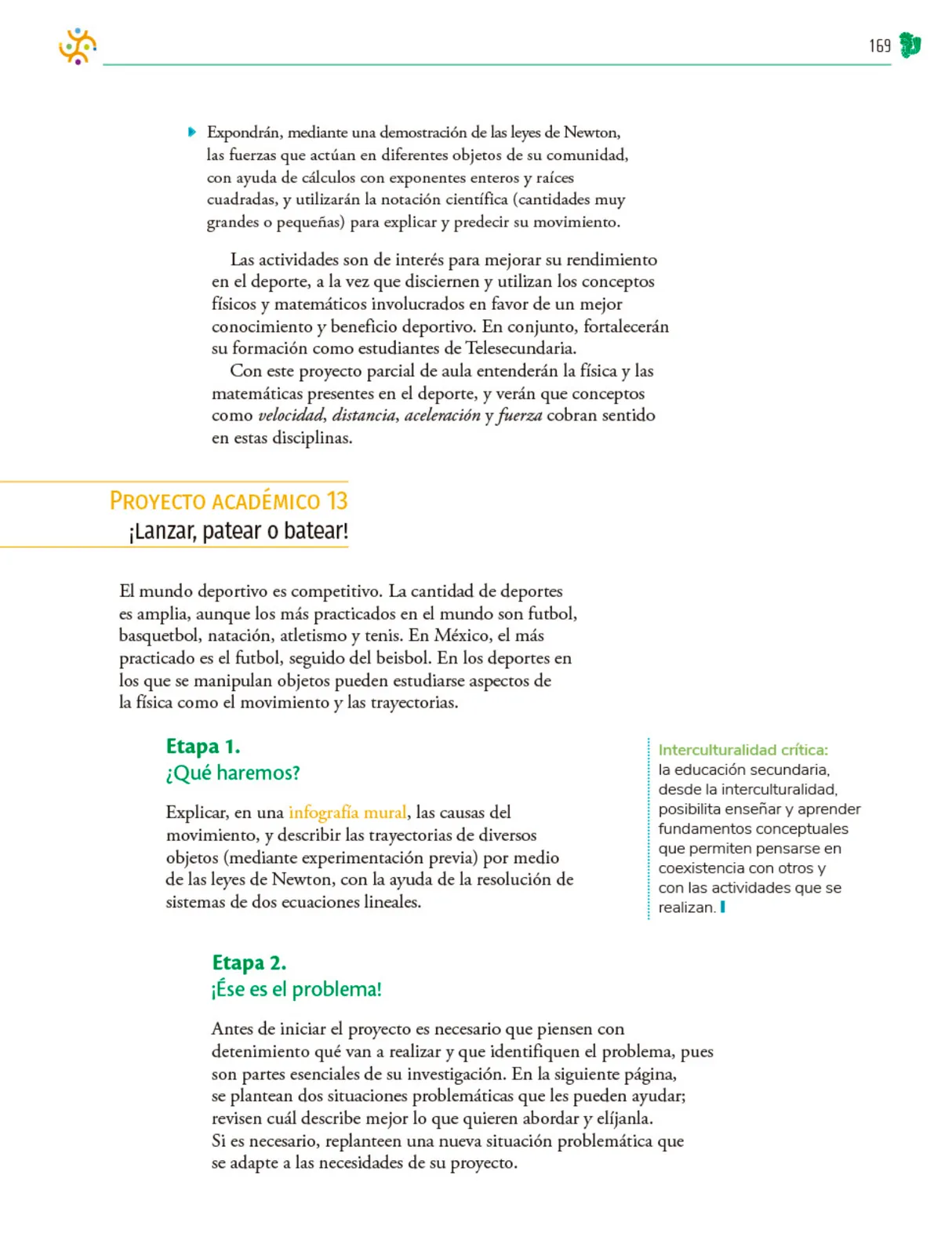 Miniatura página 170 de Colección Sk´asolil. Nuestro libro de Proyectos. Tomo I.    Libro de Educación Telesecundaria Grado 2°  Ciclo Escolar 2025 - 2026