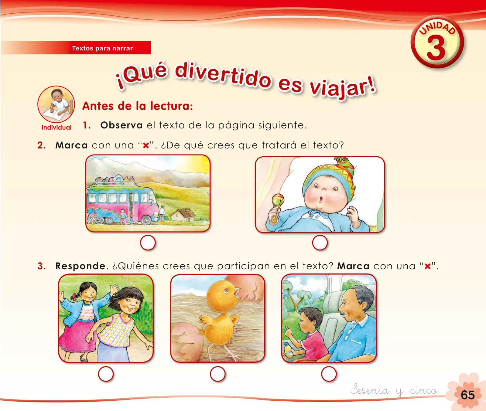 Miniatura página 67 de Comunicación 1 : cuaderno de trabajo para primer grado de Educación Primaria 2019 · 2019