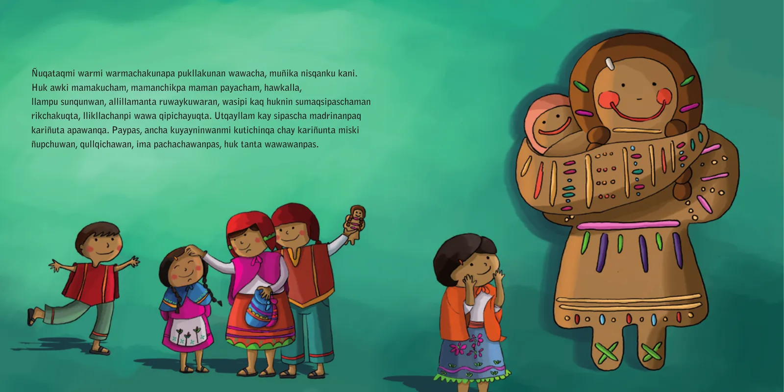 Página 6 de Tanta wawapa hatun punchawnin. Willakuy 6, Quechua Huánuco · 2009