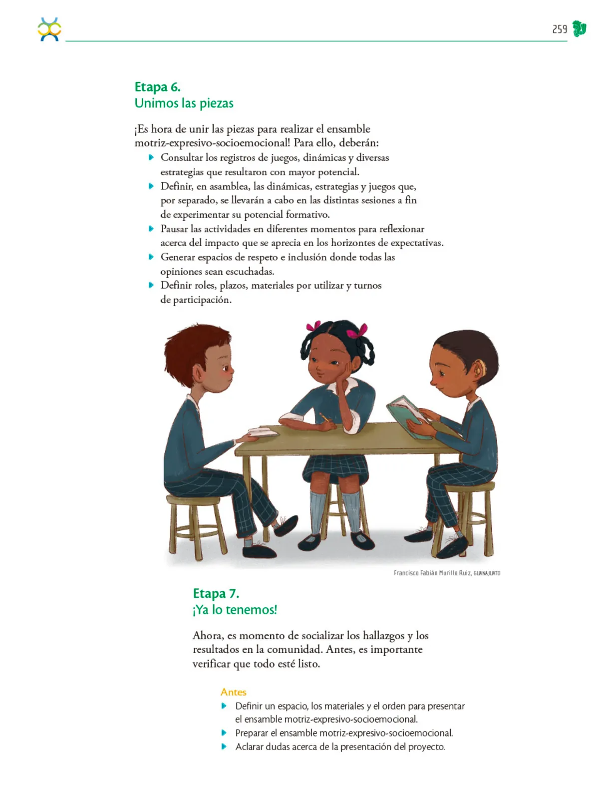 Miniatura página 260 de Colección Sk´asolil. Nuestro libro de Proyectos.  Tomo III.  Libro de Educación Telesecundaria Grado 2°  Ciclo Escolar 2025 - 2026