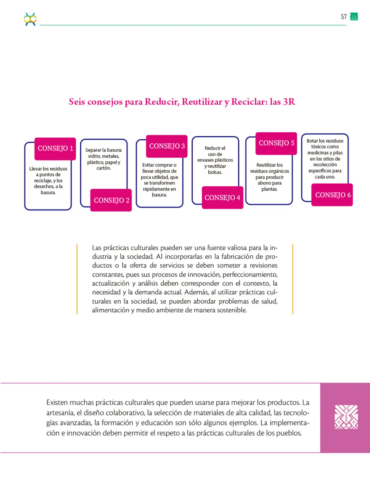 Página 58 de Colección Ximhai. De lo humano y lo comunitario.   Libro de Educación Telesecundaria Grado 1°  Ciclo Escolar 2025 - 2026