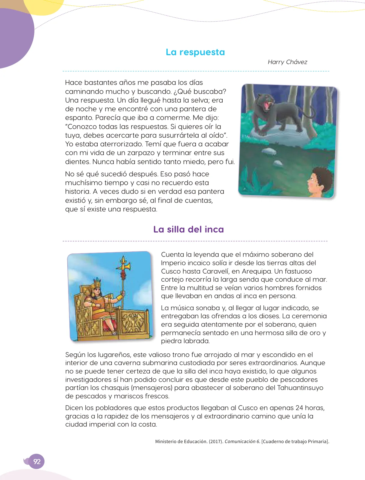 Miniatura página 94 de Cuadernillo de Comunicación 6. Sexto grado de Primaria · 2024
