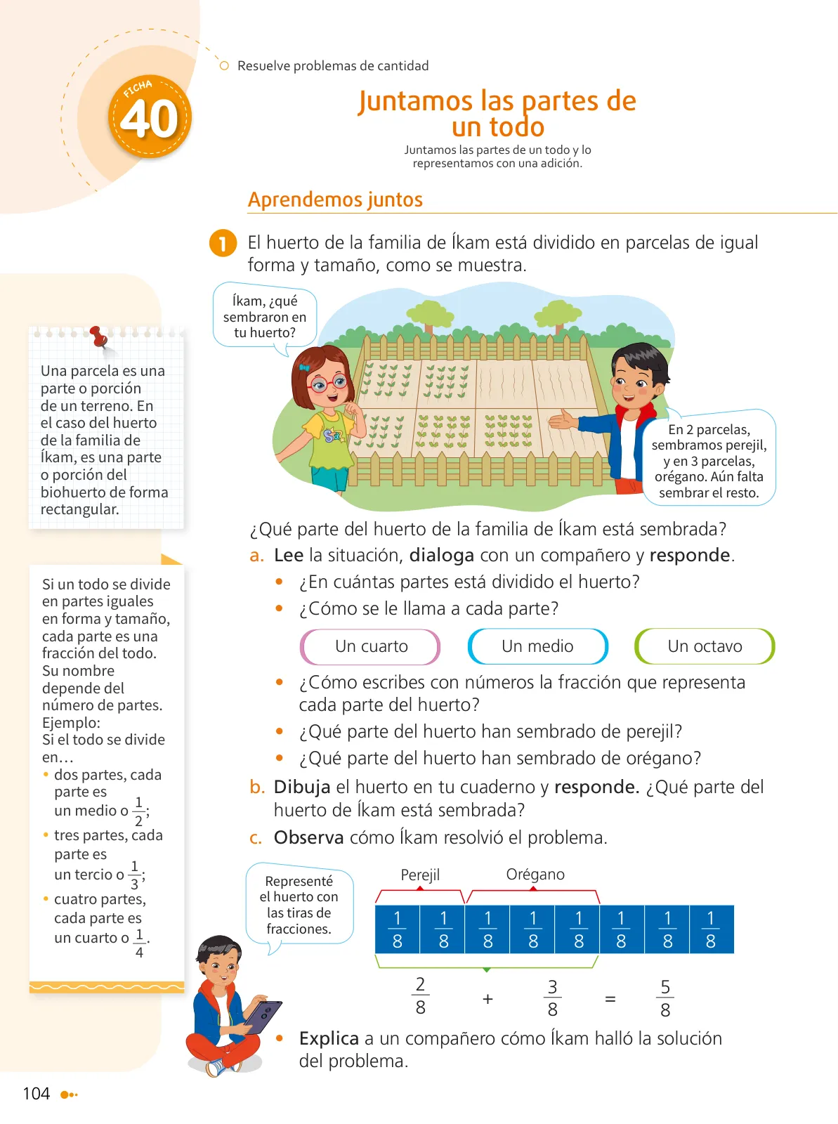 Página 106 de Texto de Matemática 4. Cuarto grado de Primaria · 2024