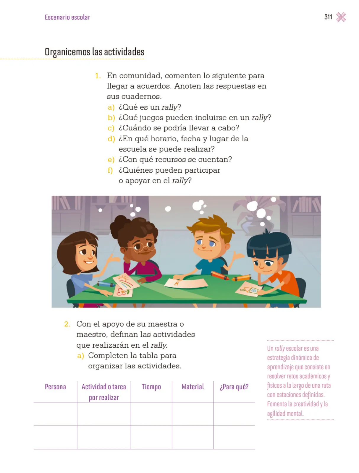 Miniatura página 314 de Proyectos Escolares.   Libro de Educación Primaria Grado 3°  Ciclo Escolar 2025 - 2026