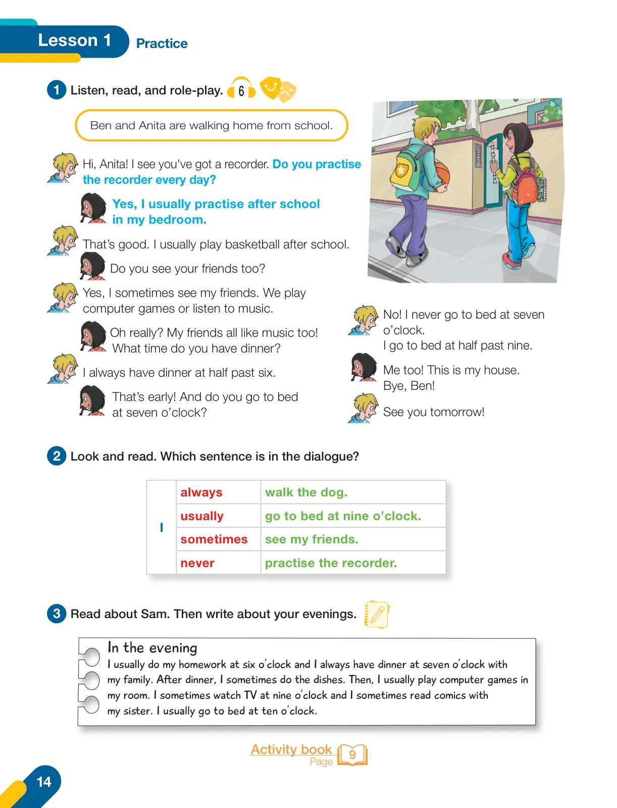 Página 16 de Inglés – Quinto Básico | Texto del Estudiante MINEDUC – Descargar PDF · 2024