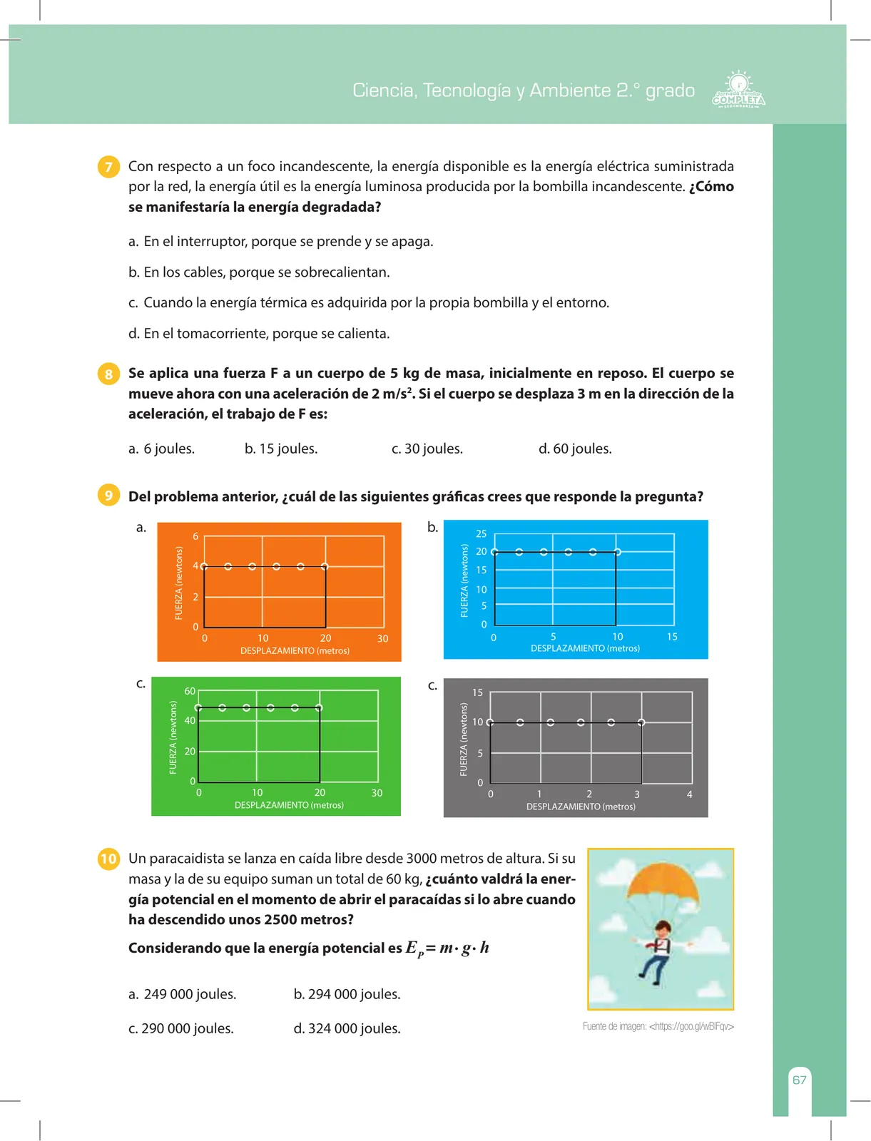Página 67 de Ciencia, Tecnología y Ambiente 2 : cuaderno de reforzamiento pedagógico - JEC · 2016