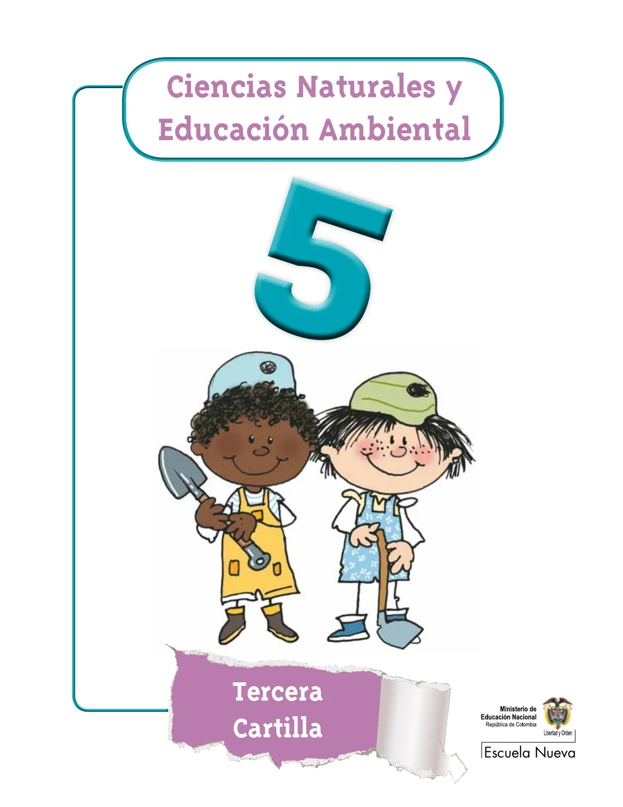 Portada de Ciencias Naturales 5° · Cartilla 03