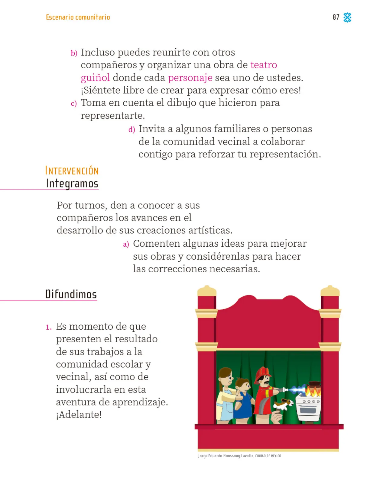 Página 88 de Proyectos Comunitarios. Libro de Educación Primaria Grado 1° Ciclo Escolar 2025 - 2026