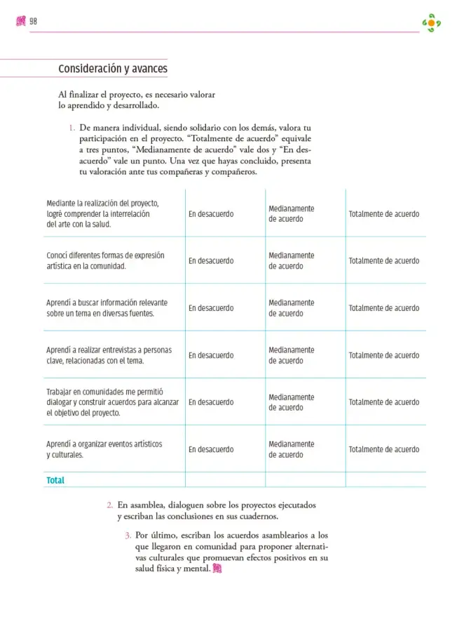 Página 99 de Colección Ximhai. Nuestro libro de proyectos. Libro de Educación Secundaria Grado 1° Ciclo Escolar 2025 - 2026