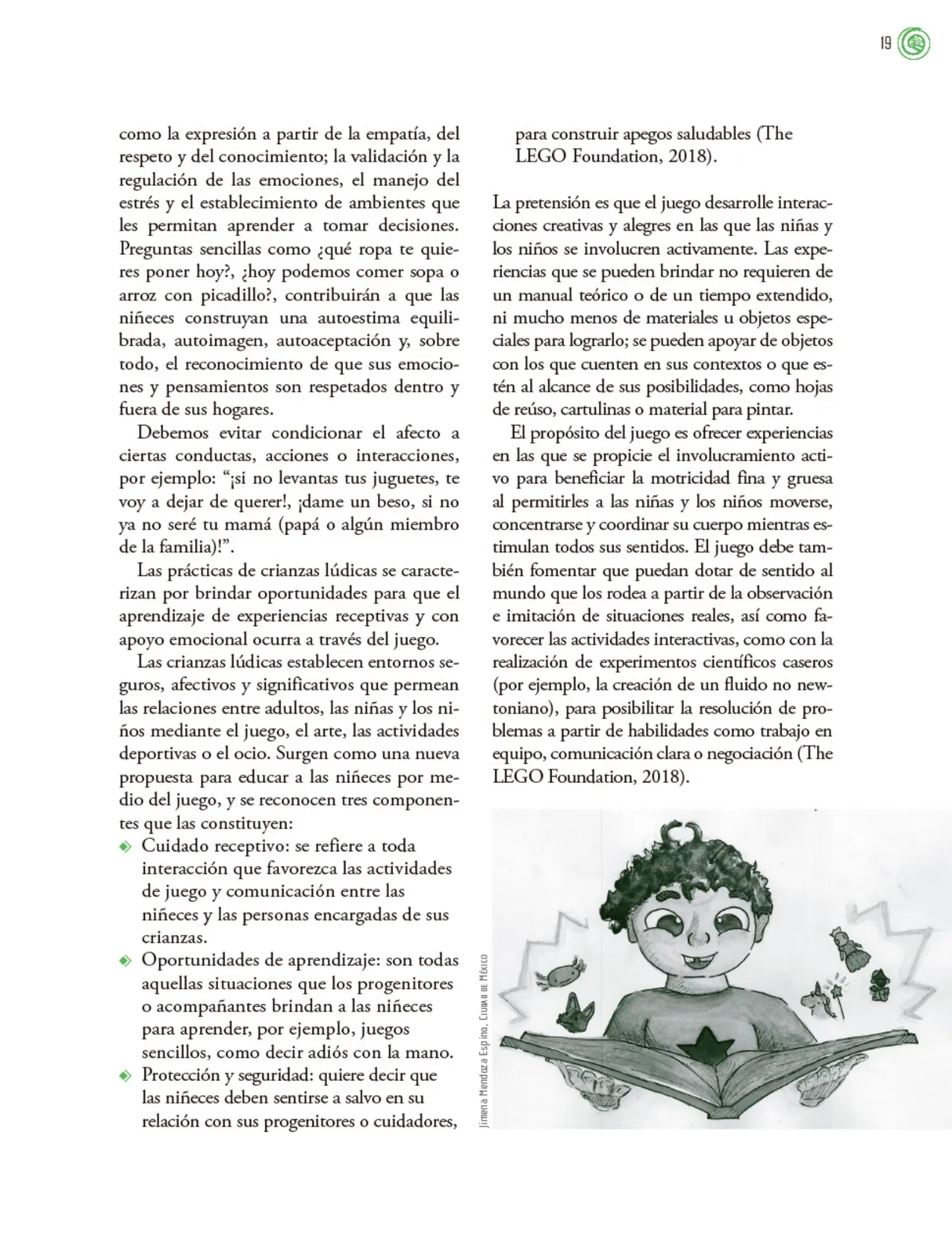 Página 20 de Crianza para la libertad. Libro para las familias. Fase 2  Libro de Educación Preescolar Grado 1°, 2°, 3°  Ciclo Escolar 2025 - 2026