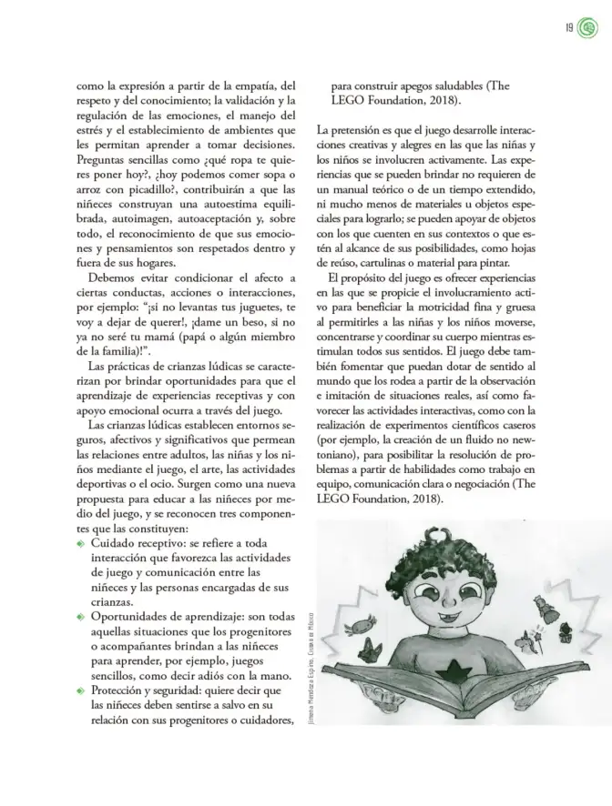Página 20 de Crianza para la libertad. Libro para las familias. Fase 2 Libro de Educación Preescolar Grado 1°, 2°, 3° Ciclo Escolar 2025 - 2026