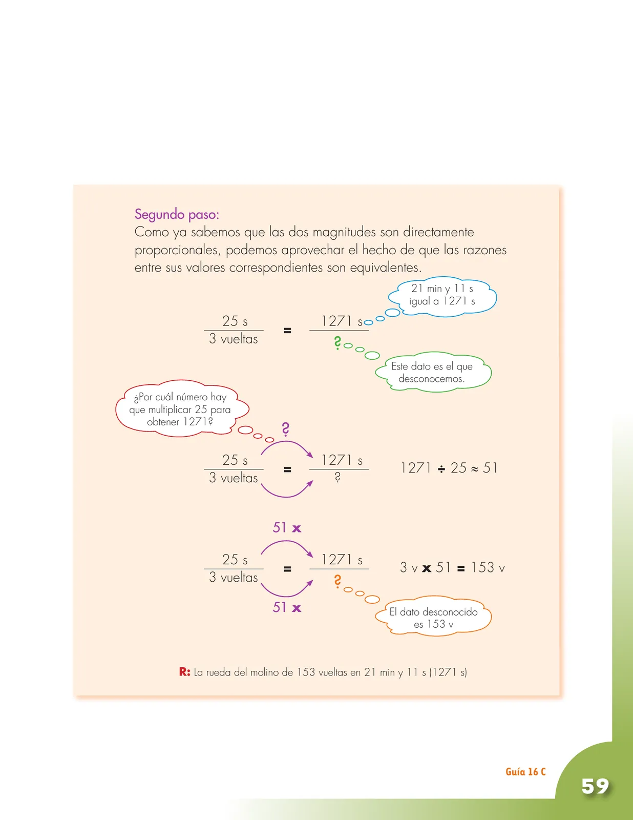 Página 59 de Matematica 5° · Cartilla 03