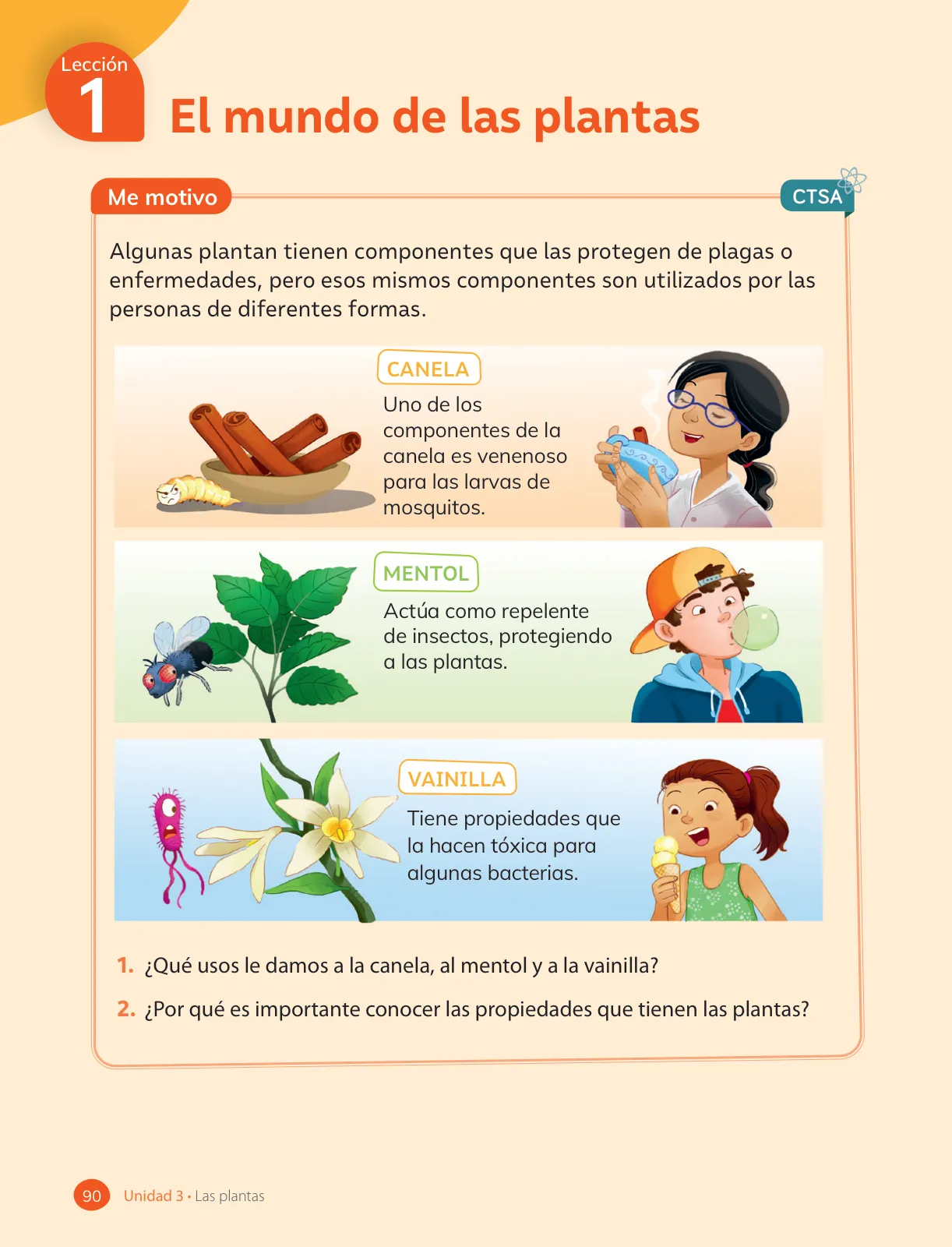 Página 92 de Ciencias Naturales – Tercero Básico | Texto del Estudiante MINEDUC – Descargar PDF · 2024