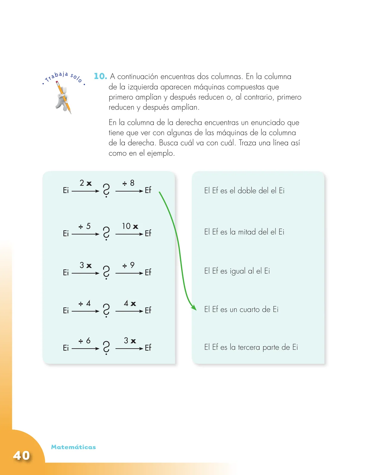 Miniatura página 40 de Matematica 5° · Cartilla 01