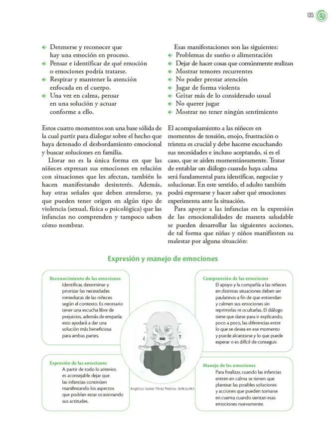 Página 136 de Crianza para la libertad. Libro para las familias. Fase 2 Libro de Educación Preescolar Grado 1°, 2°, 3° Ciclo Escolar 2025 - 2026