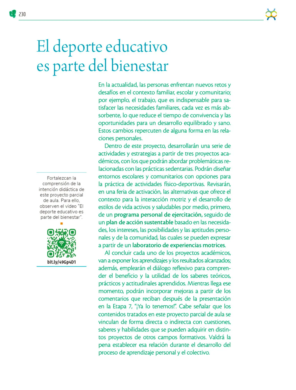 Página 231 de Colección Nanahuatzin. Nuestro libro de Proyectos.  Tomo III.  Libro de Educación Telesecundaria Grado 3°  Ciclo Escolar 2025 - 2026