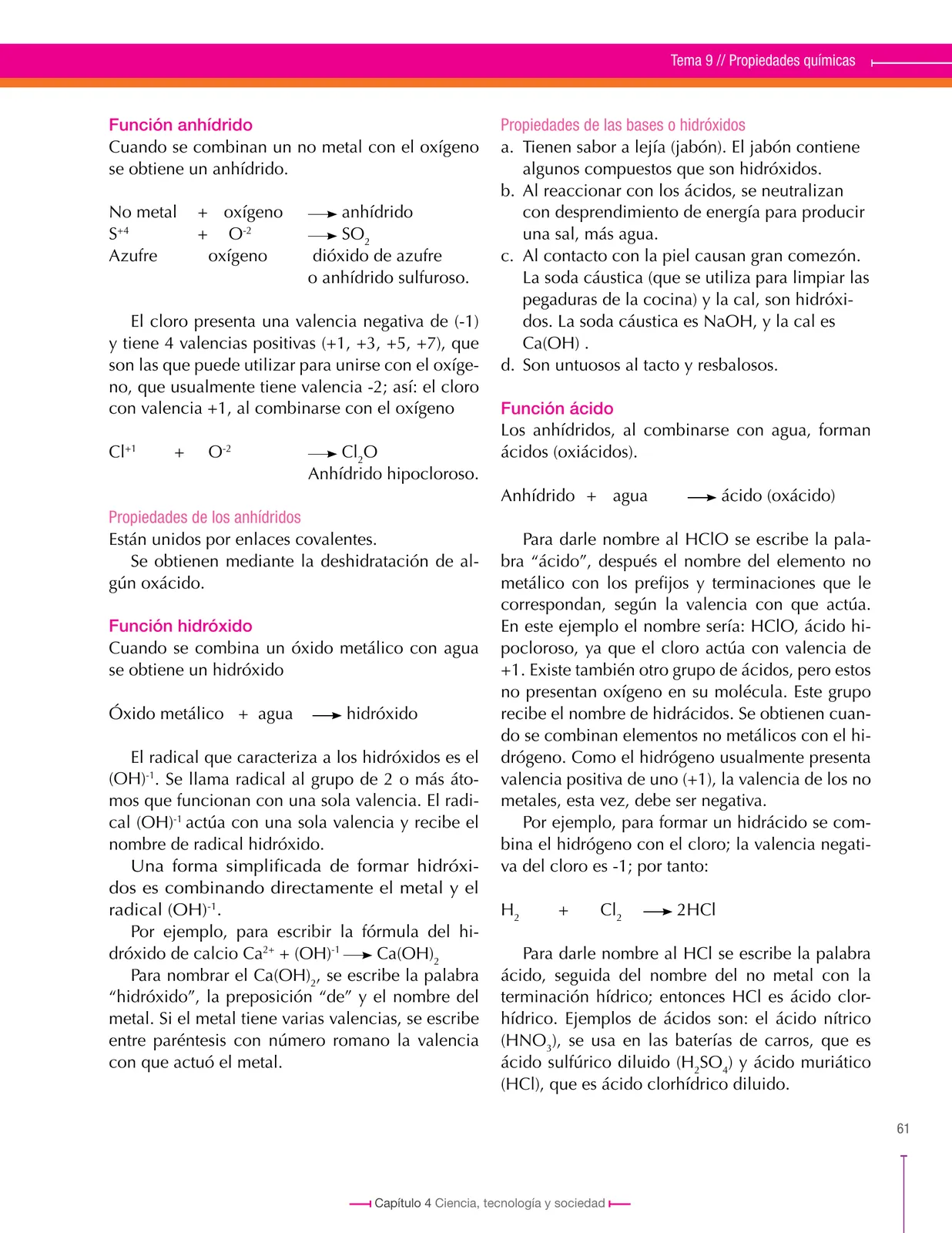 Miniatura página 61 de Ciencias Naturales 8° · Secundaria Activa