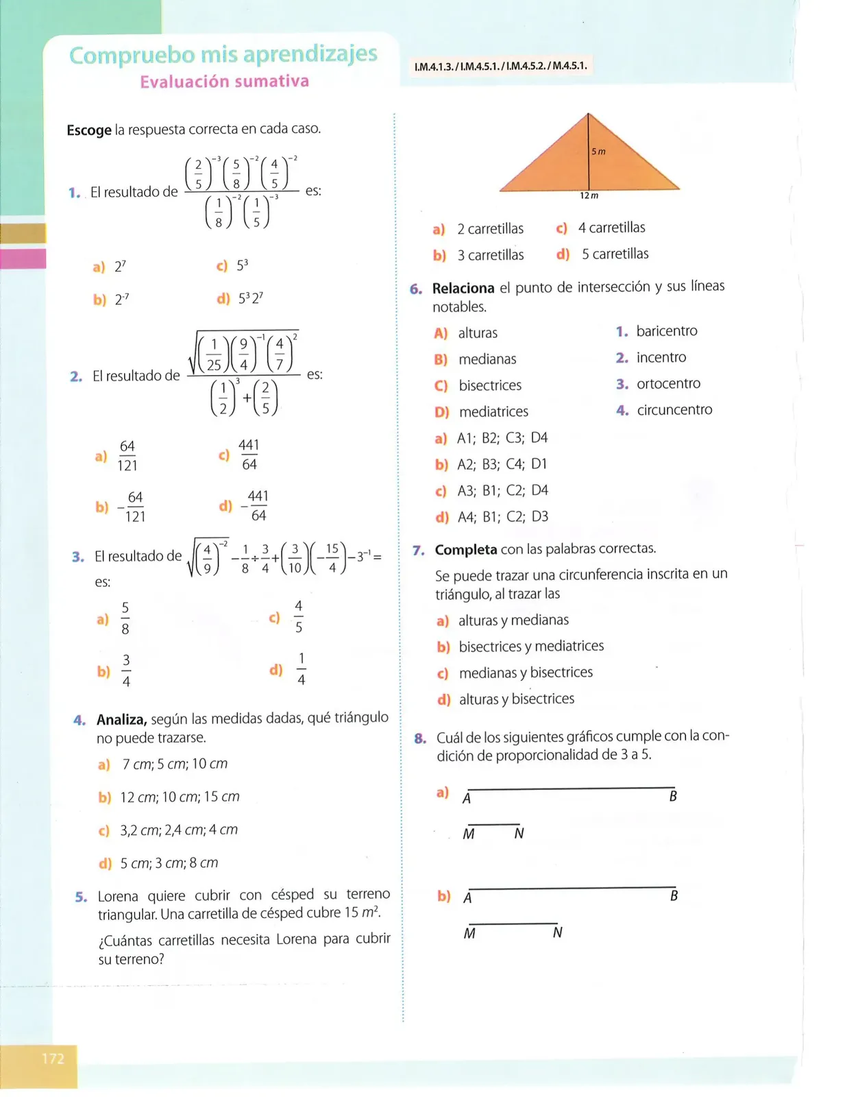 Miniatura página 172 de Matematica · 8 EGB · 2025