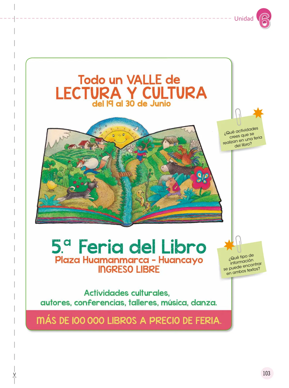 Miniatura página 104 de Comunicación 5 : cuaderno de trabajo para quinto grado de Educación Primaria 2019 · 2019