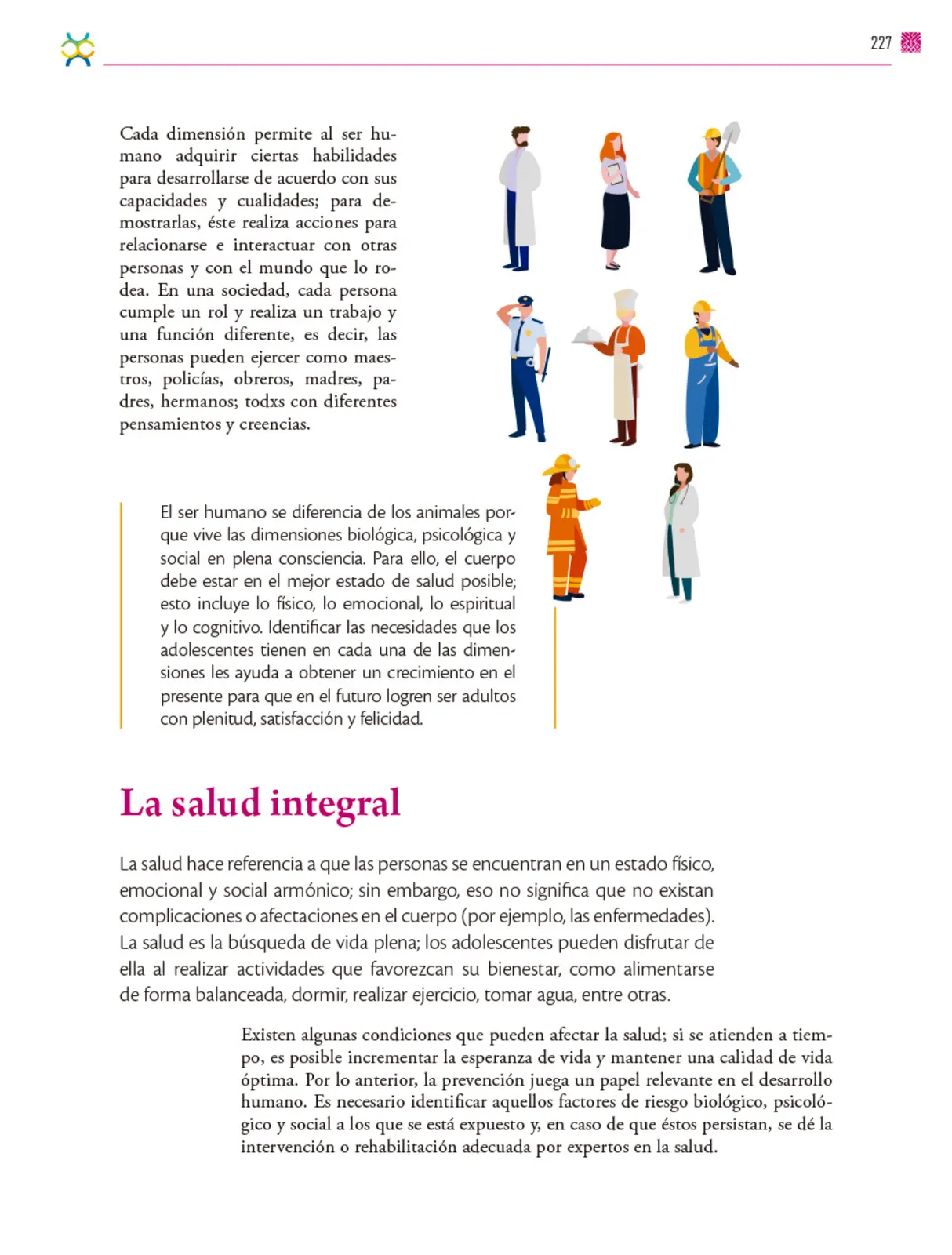 Miniatura página 228 de Colección Ximhai. De lo humano y lo comunitario.   Libro de Educación Secundaria Grado 1°  Ciclo Escolar 2025 - 2026