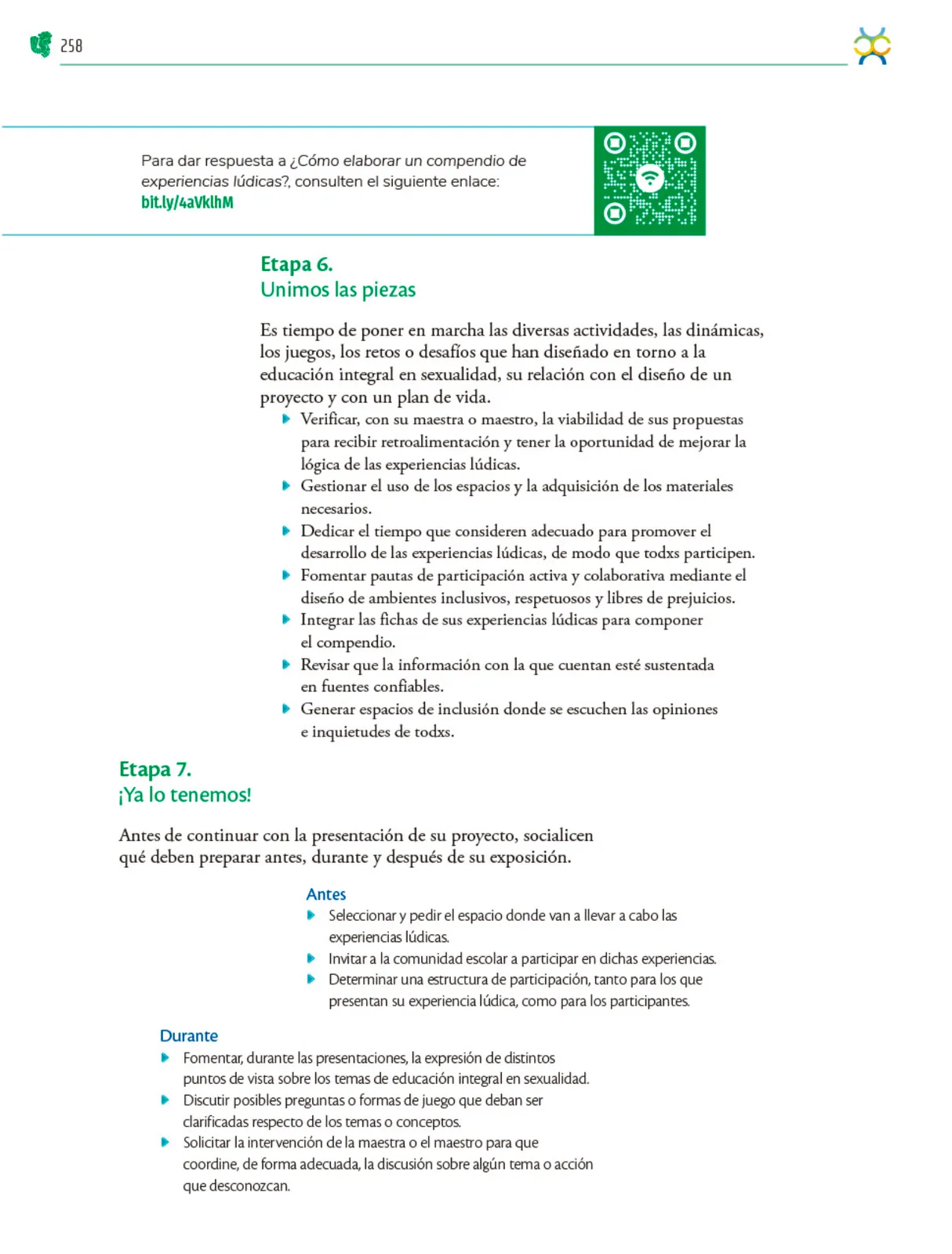 Miniatura página 259 de Colección Nanahuatzin. Nuestro libro de Proyectos. Tomo I.   Libro de Educación Telesecundaria Grado 3°  Ciclo Escolar 2025 - 2026