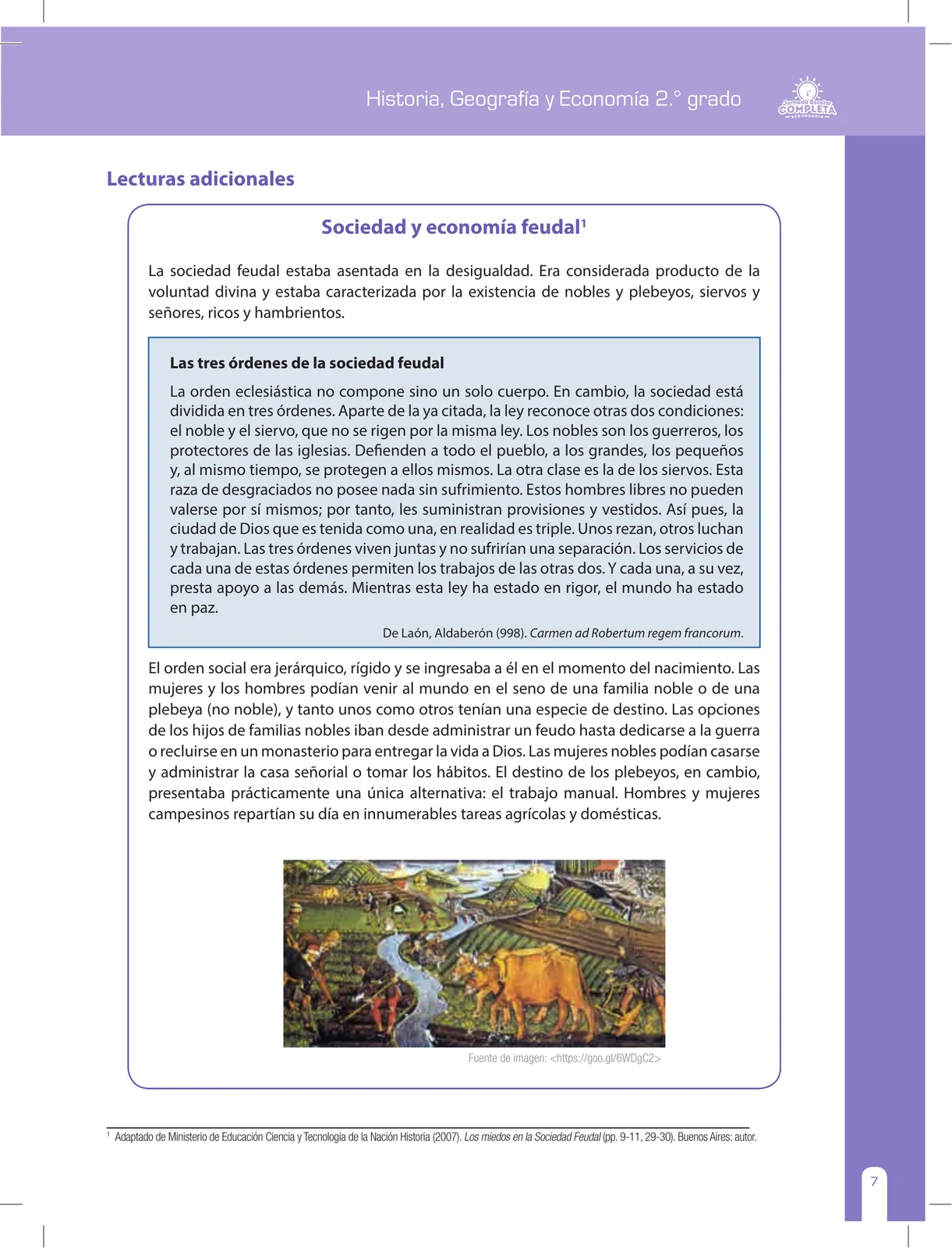Página 7 de Historia, Geografía y Economía 2 : cuaderno de reforzamiento pedagógico - JEC ﻿ · 2016