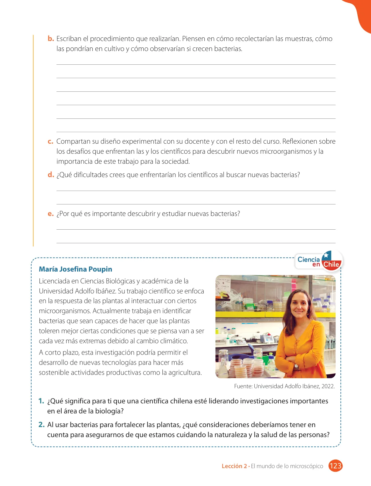 Página 125 de Libro de Ciencias Naturales – Quinto Básico | Texto del Estudiante MINEDUC – Descargar PDF · 2024