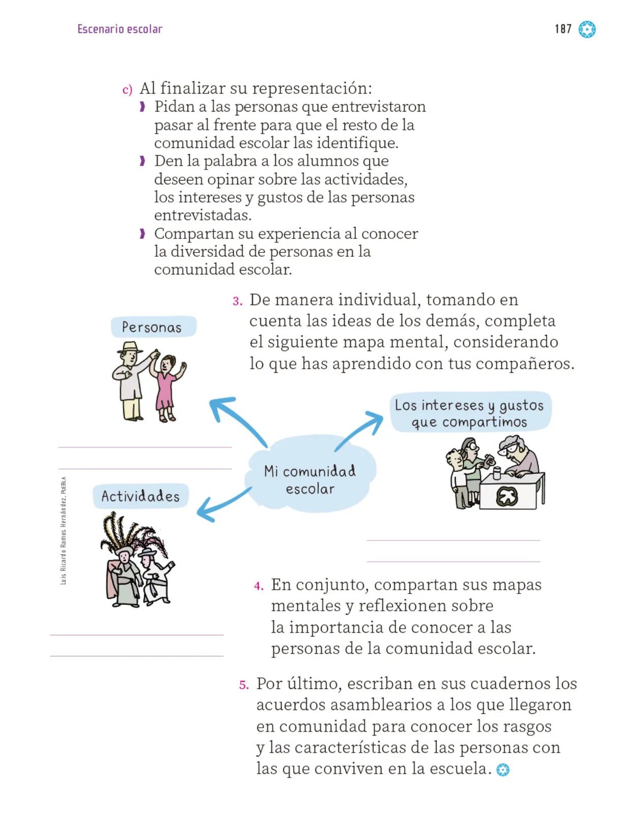 Página 188 de Proyectos Escolares.   Libro de Educación Primaria Grado 1°  Ciclo Escolar 2025 - 2026